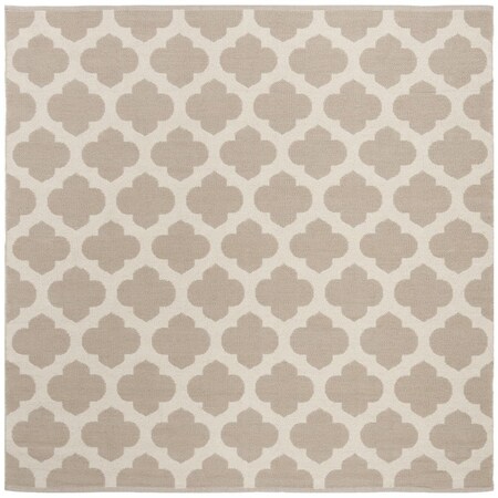 Safavieh Montauk Hand Woven Square Area Rug, Grey and Ivory - 6 x 6 ft. MTK723A-6SQ